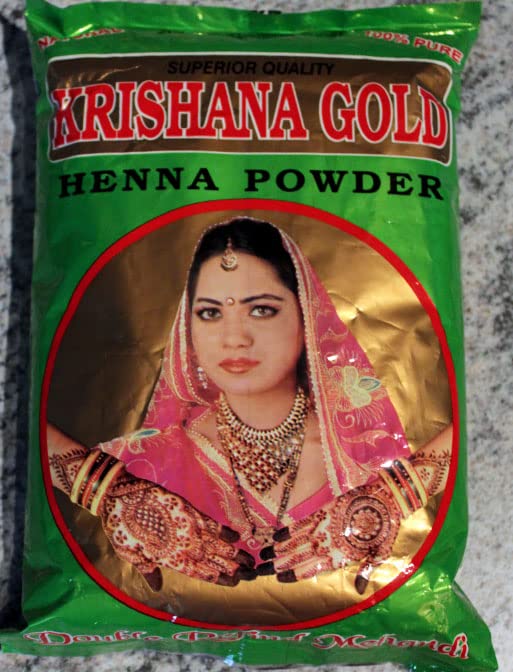 KRISHNA GOLD 100% Pure Natural Heena Mehendi 500 Gm-picture-10