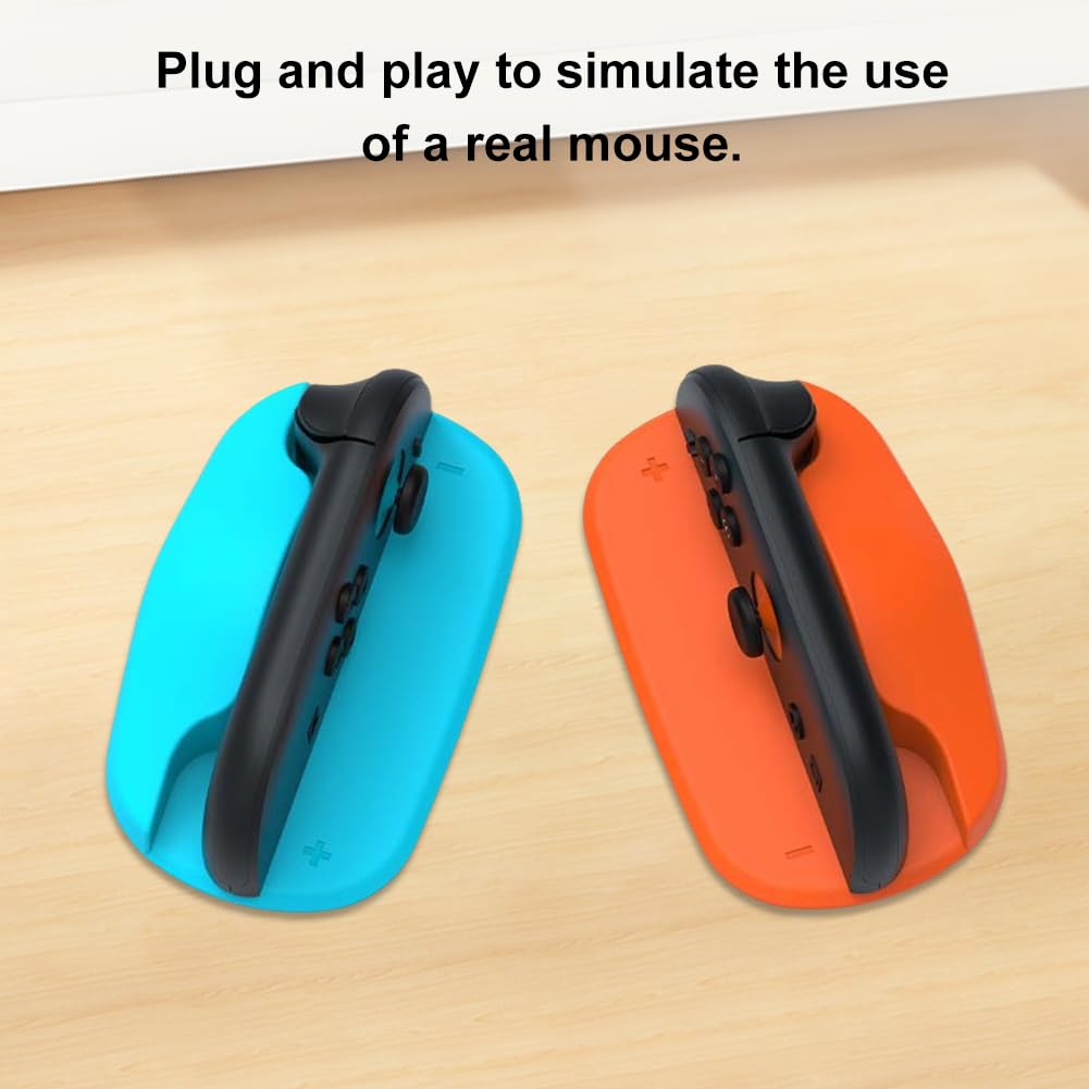 Switch 2 Controller Mouse Stand 2 PZ Supporto Portatile Ergonomico per Joy-Con Game Controller Accessori