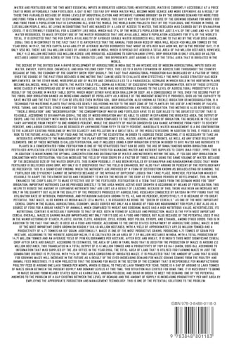 Analysis of Drip Irrigation for a Corn-Based Growing food System