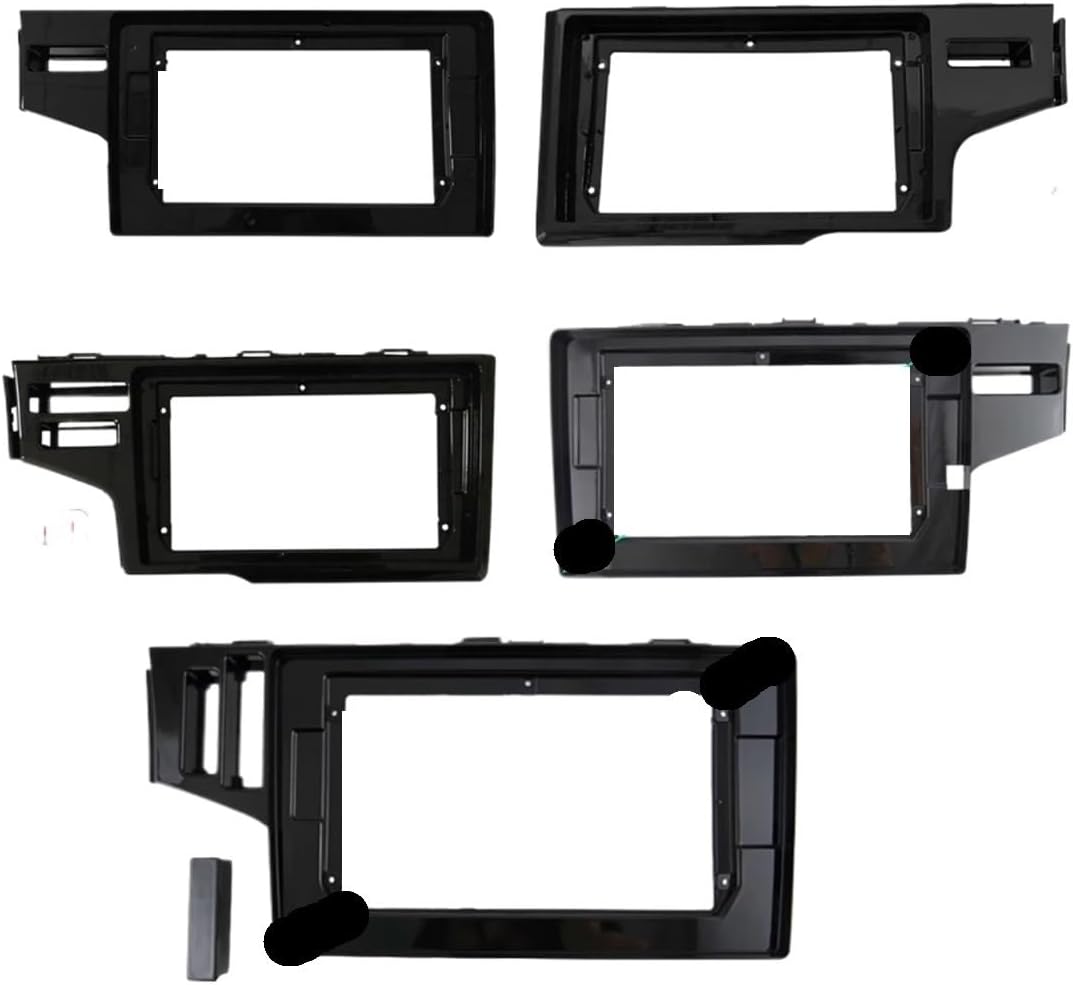 2 DIN 9 Inch 10.1 Inch Car Frame Adapter Fit For Honda Jazz 2014-2019 Android Radio Fitting Panel Kit(9 Inch RHD Cable)