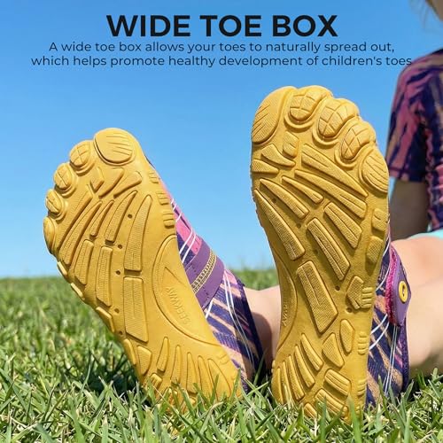Image of SEEKWAY Barefoot Water Shoes for Kids - Wide Toe Box and Quick-Dry Sand Shoes Toddler for Hiking Swim Beach Pool Kayak Sport Accessories, Camping Essentials Must-Haves for Boys Girls Sizes