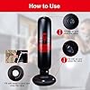 Punching-Bag-for-Kids-Locsee-Inflatable-Freestanding-Bop-Bag-for-Adults-Kids-Fitness-Boxing-Target-Bag-with-Stand-Training-Kickboxing-Equipment-63-inch Punching Bag for Kids, Locsee Inflatable Freestanding Bop Bag for Adults Kids Fitness Boxing Target Bag with Stand Training Kickboxing Equipment (63 inch)