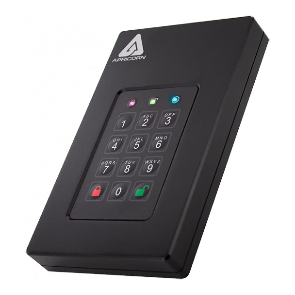 Apricorn Aegis Fortress L3 - USB 3.0 AFL3-5TB Portable Hard Drive 5TB HD2471