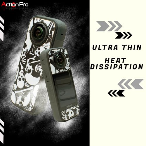 Image of Action Pro Camera Waterproof Skin Compatible with Insta360 X3 Action Camera (Black & White)