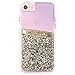 Case-Mate - Stick On Credit Card Wallet - POCKETS - Ultra-slim Card Holder - fit - Apple – iPhone – Samsung – Galaxy - and more - Champagne Glitter