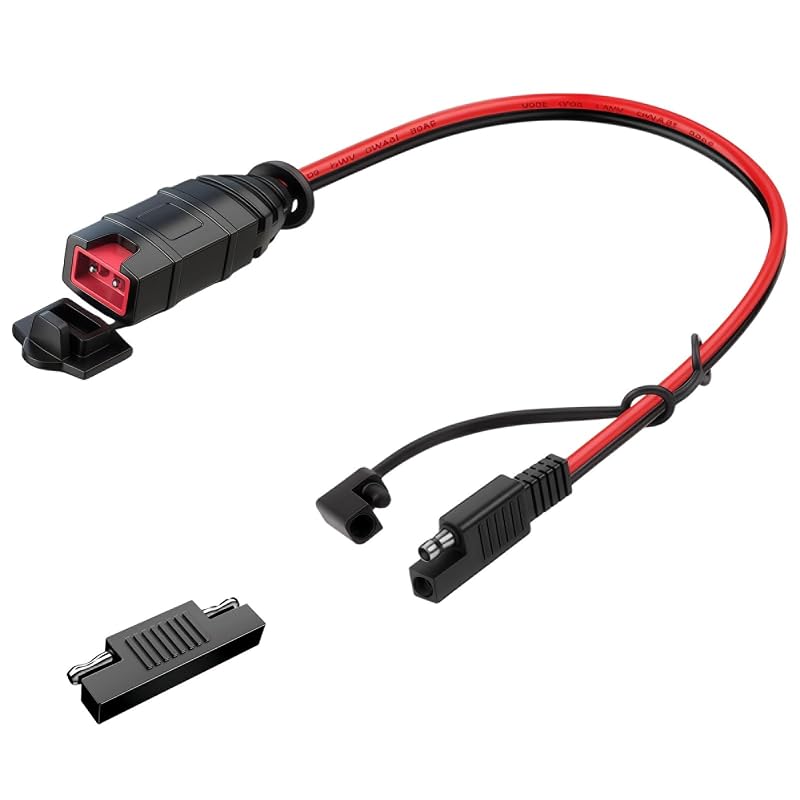 Adaptador SAE GC009 X-Connect com Inversor de Polaridade para Carregadores NOCO, Cabo de Cobre 14 AWG de 30,5 cm, 12 V e 20 A, 1 unidade
