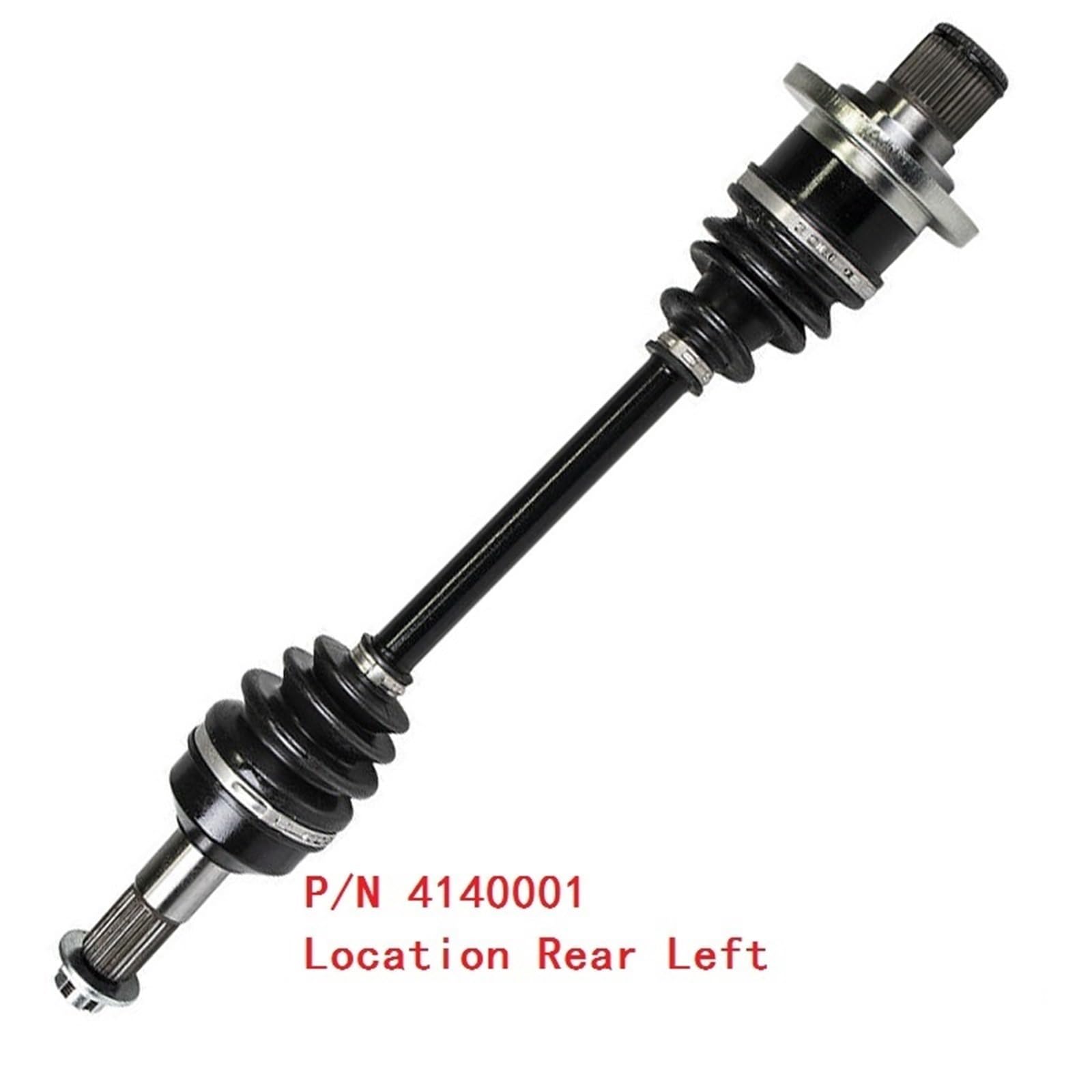 Fuelle, Árbol de Transmisión Kit de fuelle de transmisión para eje de transmisión delantero y trasero de CV, compatible con Yamaha Grizzly 660 YFM660 2003 2004 2005 2006 2007 2008 Eje de Transmisión d