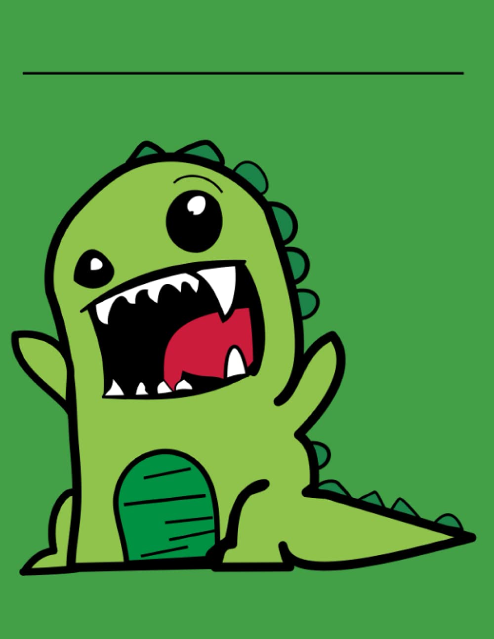 8.5x11 Wide Ruled Dino Notebook