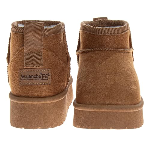 Avalanche Girl's Winter Boot Warm Plush House Shoe Snow3