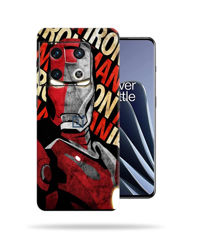 Image of Ironman Skin Back Protector Film Ultra Thin Scratch Resistant Vinyl (Not Case and Cover) for OnePlus 10 Pro 5G