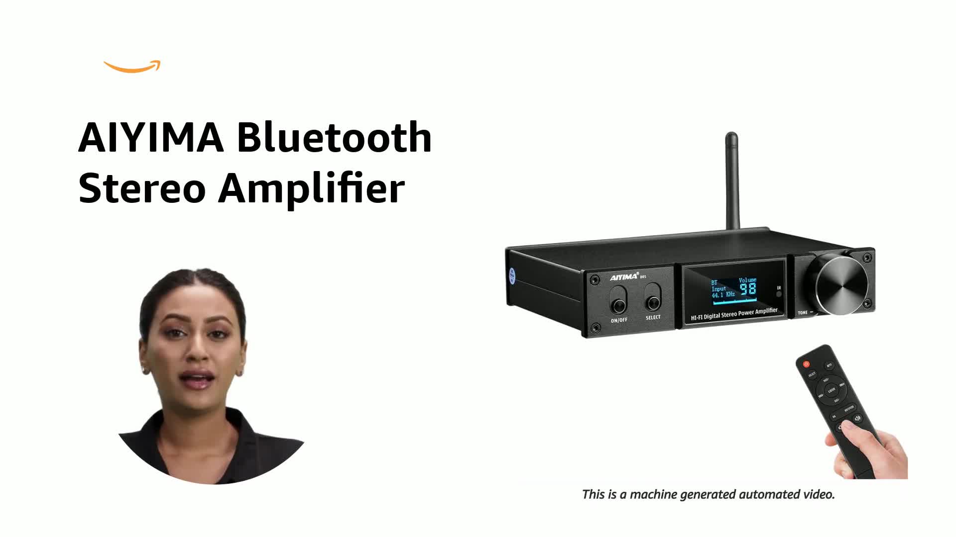 AIYIMA D05 Bluetooth 5.0 Power Amplifier 120Wx2 Stereo HiFi 2.1 CH