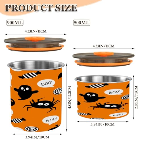 Contenedor hermético de acero inoxidable para café 30oz miniatura 2