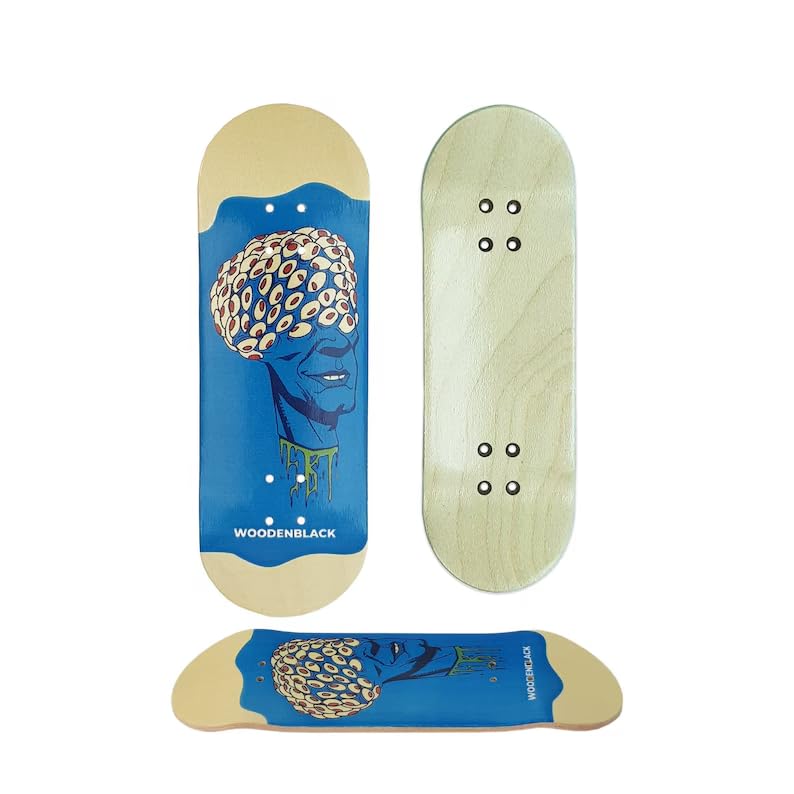 WOODENBLACK Focus Dude Pro Fingerboard Deck - Handmade