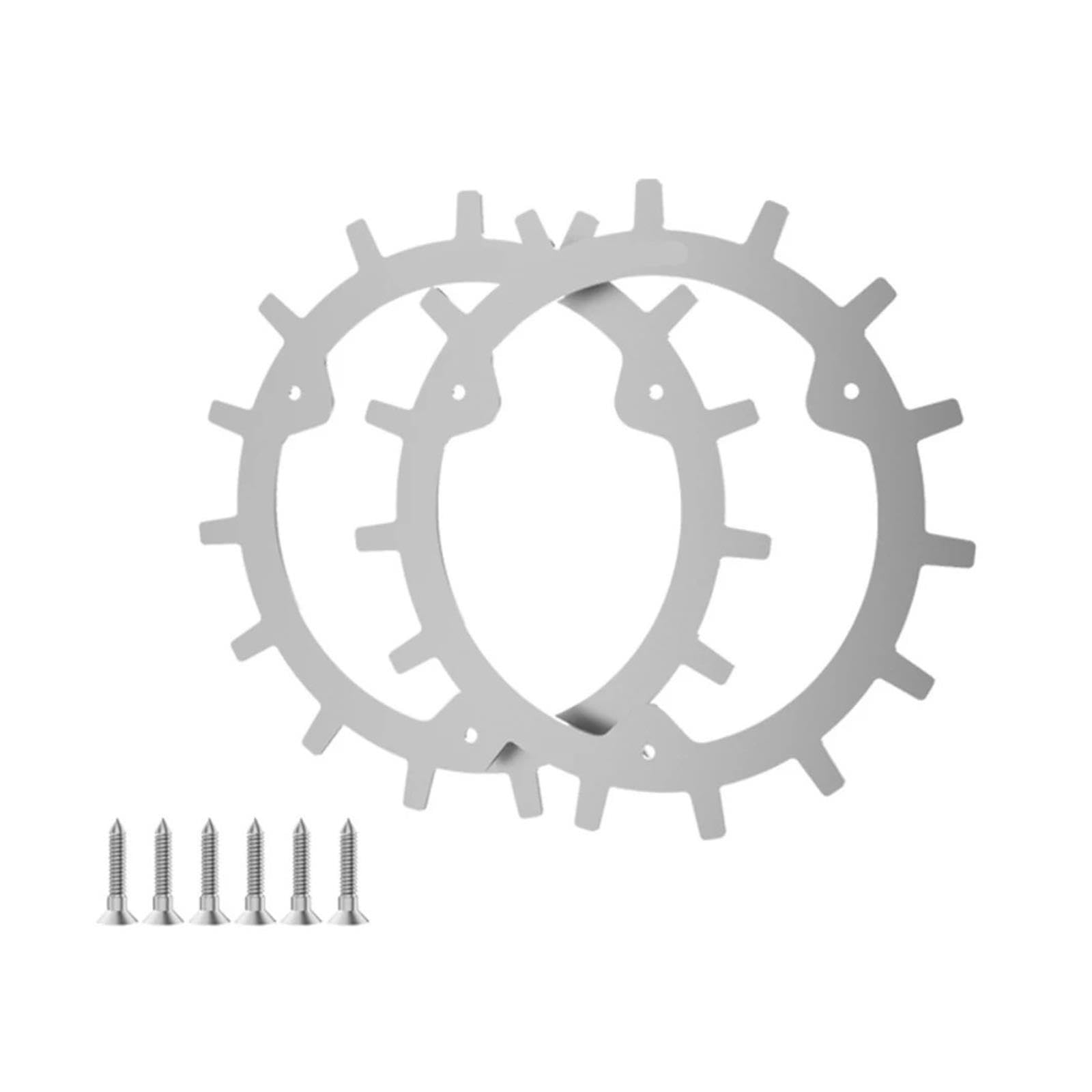 Peldaños De Rueda De Tracción Antideslizantes Para Cortacésped Robótico, Compatible Con Dreame, Compatible Con Mova, Cortacésped, Paquete De 2 Para Piezas De Herramientas De Jardín Definitivas