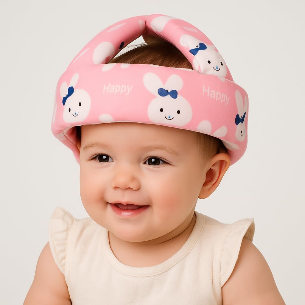 Momittle Baby Safety Helmet (Pink)-picture-28
