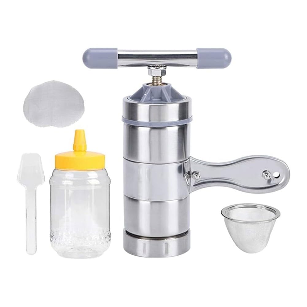Wudhgslc Manual Honey Press Extracto Beeswax Presser For Beekeeping For Beekeepers Portable Honey Extractor Equipment