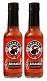 Cranky Rooster Hot Sauce 2 Pack Hot Chili Sauce Unique Gift Set | HABANERO Crushed Pepper Hot Sauce | Set of 2 | KOSHER Certified | Gluten Free | 0g Trans Fat