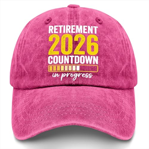 Retirement-Class of 2027 Countdown in progresses Hat for Mens Fashion Washed
