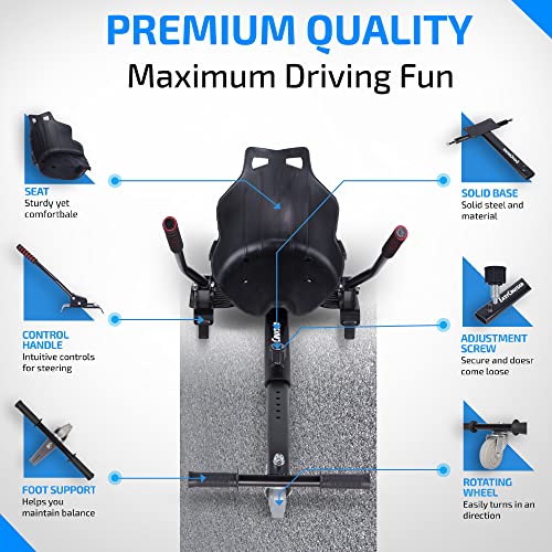 Hoverboard Blaustein EasyCruiser Noir pour vos déplacements quotidiens - 4