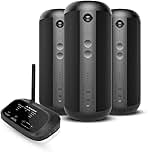Avantree Harmony 2 - Multi-Room Wireless Speaker System with Bluetooth & Wired Inputs, Easy to Set Up, Expandable, Low-Latency Sync for Home, Church, Classroom & Small Indoor Events