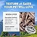 Northwest Naturals Raw Rewards Freeze-Dried Bison Liver Treats for Dogs and Cats - Bite-Sized Pieces - Healthy, 1 Ingredient, Human Grade Ingredients, All Natural, Proudly Made in USA, 3 Oz