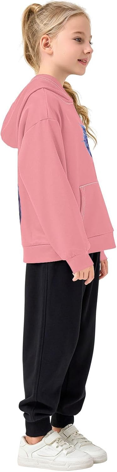 ALAZA owl Halloween Hoodies Sweatshirt for Boys Girls Kids Hooded Pullover Top