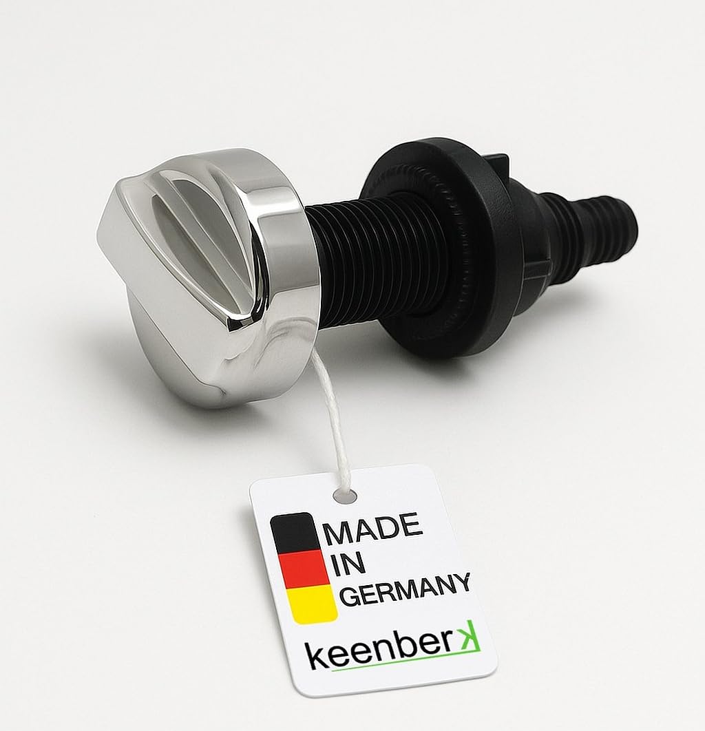 Set excentrique pour éviers de cuisine : embout pivotant Exenter et bouton pivotant – Pièces de rechange premium fabriquées en Allemagne
