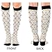 ALAZA Owl Owlet Bird Leaf Compression Socks for Women Men Circulation Long Socks Running Athletic Cycling 1 pair