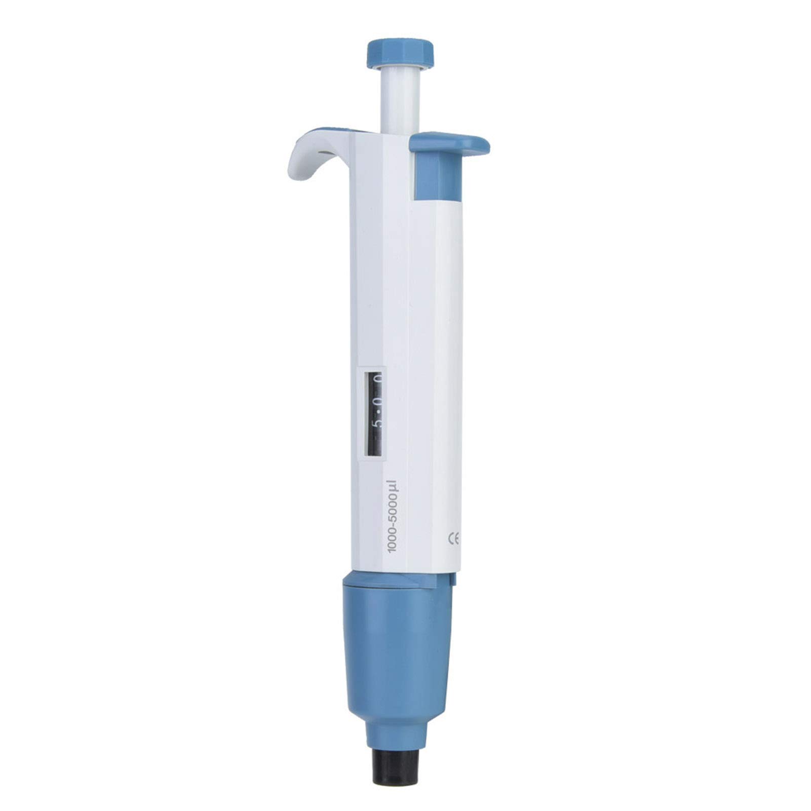 Akozon Micropipeta de volumen M5000 manual ajustable 1000-5000ul para pruebas de muestreo médico