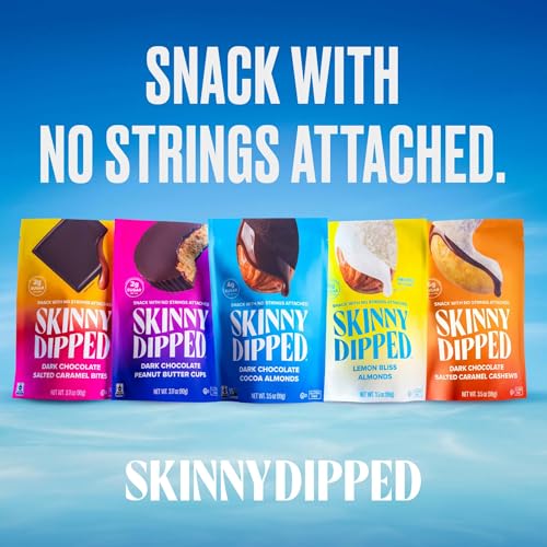 Image of SkinnyDipped Birthday Cake Cashews, Healthy Snack, Plant Protein, Gluten Free, 3.5 oz Resealable Bags, Pack of 5
