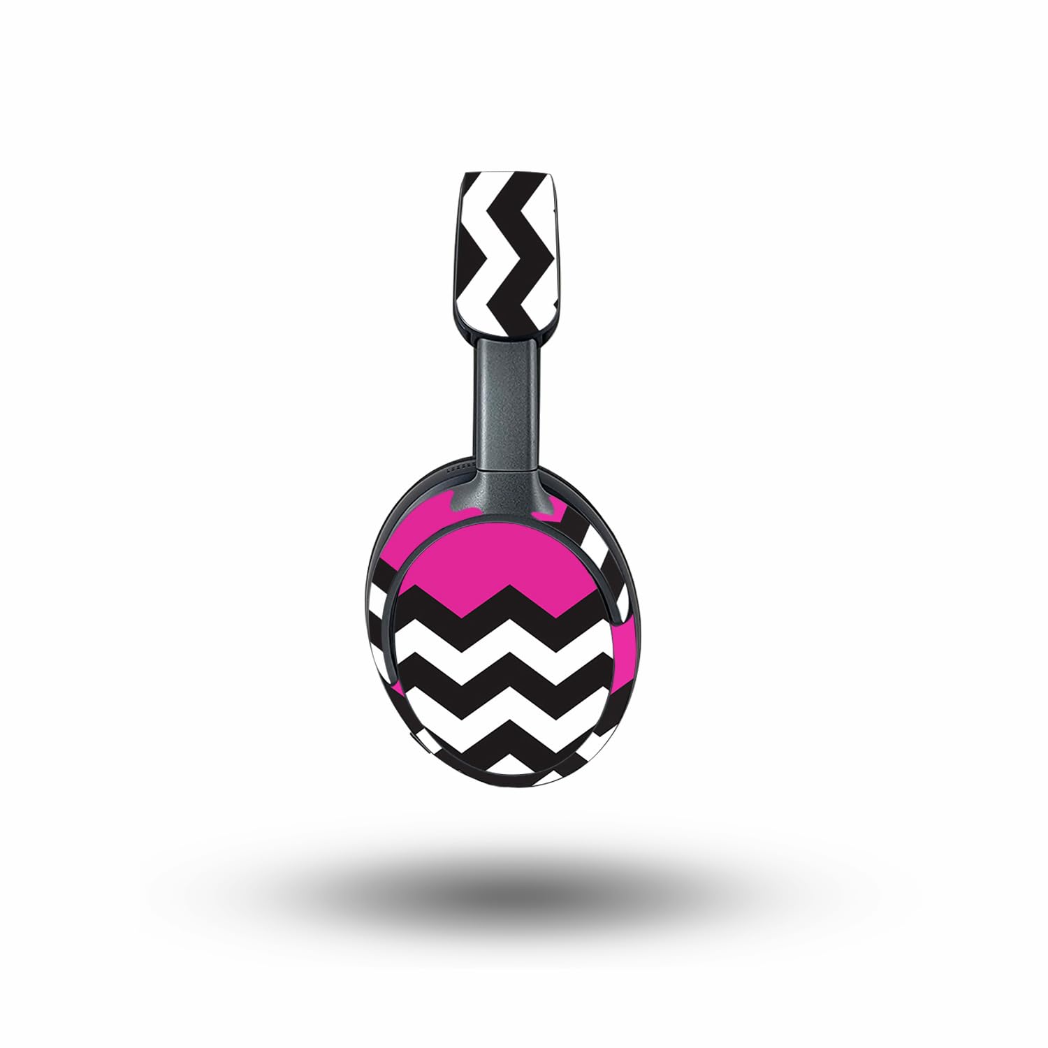 MightySkins Skin Compatible with Bose QuietComfort Ultra - Hot Pink Chevron | Protective, Durable, and Unique Vinyl Decal wrap Cover | Easy to Apply, Remove, and Change Style