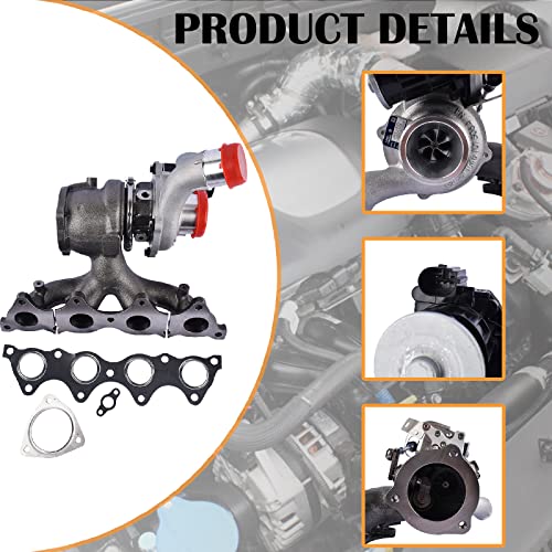 Image of 28231-2B760 Turbo Charger with Gasket Fits for 2016-2018 Tucson 1.6L Replace 282312B760