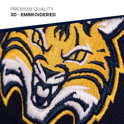 Gorra bordada Quinnipiac University ajustable azul miniatura 3