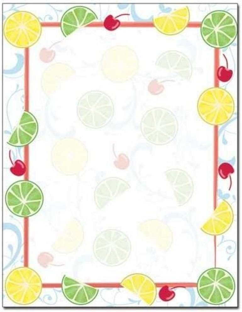Cherry Limeade Letterhead Laser & Inkjet Printer Paper, 100 pack
