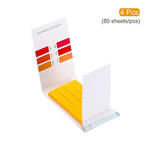 Miniatura 3 de PATIKIL Tiras de prueba de pH 6.9-8.4, paquete de 4 320 papeles indicadores probadores de litmus para agua, alimentos, suelo, ácido alcalino