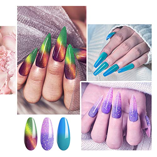 ab gel Gel Nail Polish Set - 8pcs UV LED Soak Off Gel Polish Kit