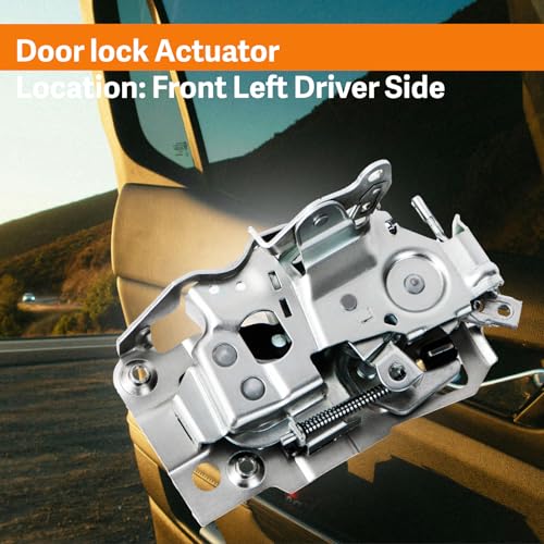 Image of Door Lock Latch Assembly Front Left LH Driver Side Compatible with GMC C1500 C2500 K1500 K2500 S10 Safari Yukon Cadillac Escalade Chevrolet Truck Pickup Suburban - Replaces#940-102,16631627