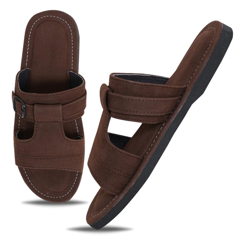 Image of DFR Sandals for Men, Daily Use Comfortable Ethnic Rajasthani Mens Slippers