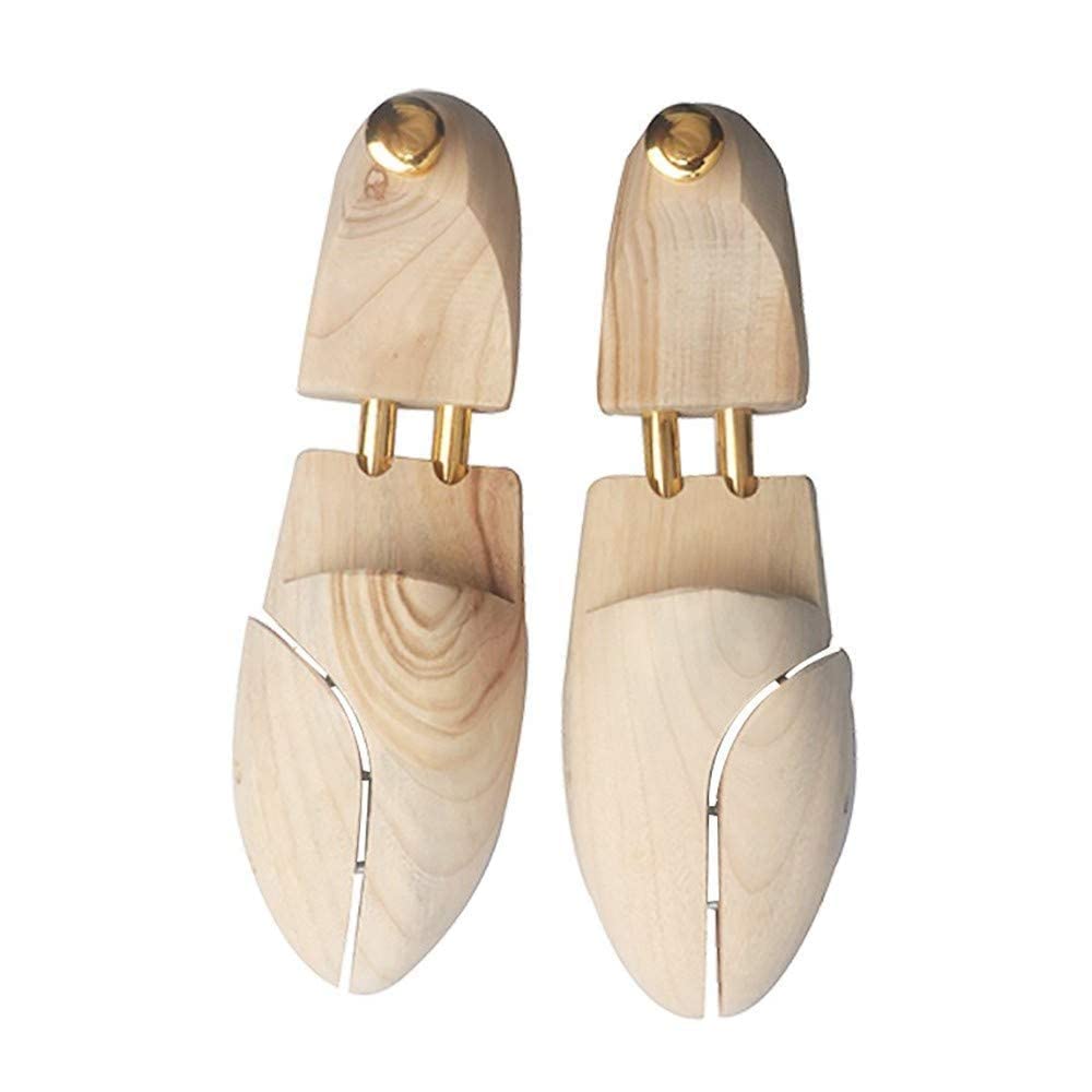 Extensor de Zapatos de Madera de alcanfor perfumado, expansor de Cordones Ajustables de Madera Maciza para Zapatos de Cuero Unisex (A 41) (A 35)