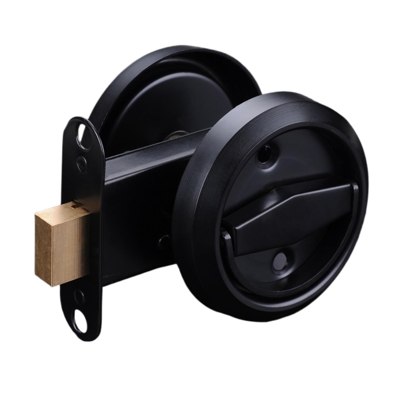 YXINAER Round Recessed Door Lock Recessed Invisible Hidden Door Locks