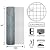 Origin Point 48 inches x 100 feet 23-Gauge Welded Garden Zone 48in x 100ft 1/4in Steel Wire Galvanized Hardware Cloth for Fencing with ¼-inch Openings, 100-Foot