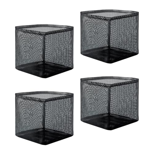 Generisch Teichpflanzkorb - Schwimmender Pflanzkorb Für Wasserpflanzen - 4 Atmungsaktive Schwimmende Wasserpflanzen-Netztaschen Für Garten, Teich, Balkon Und Innenraumbegrünung