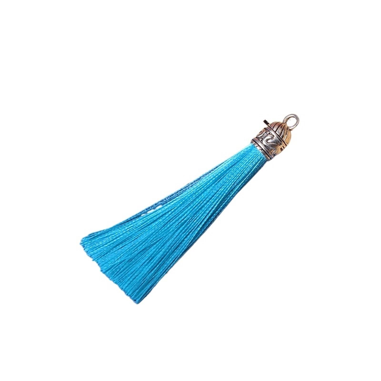 Ornamental tassel, Tassels Decoration Silky Handmade Mini Crafting Tassel for Bracelets DIY Craft