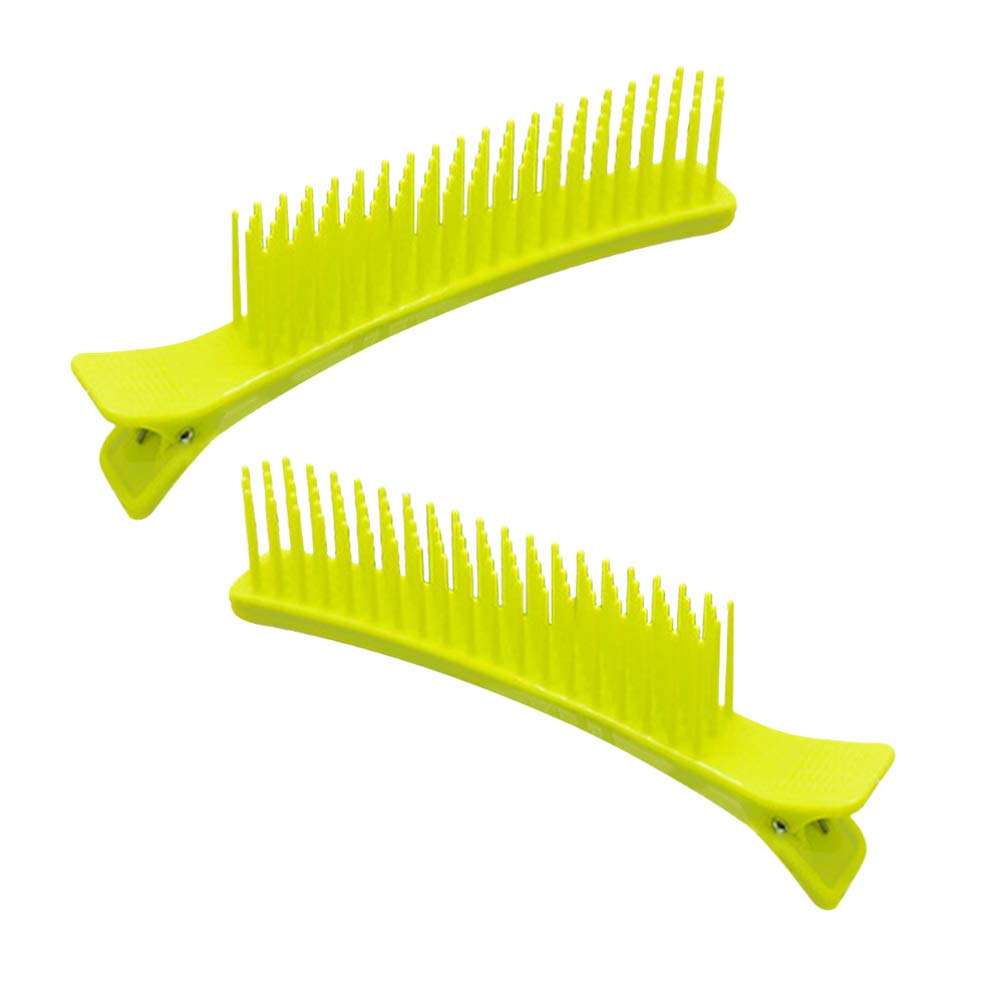 2pcs Size Multi Function Hairdressing Clips Salon Cutting Dyeing Styling Alligator Clips Hair Sectioning Layering