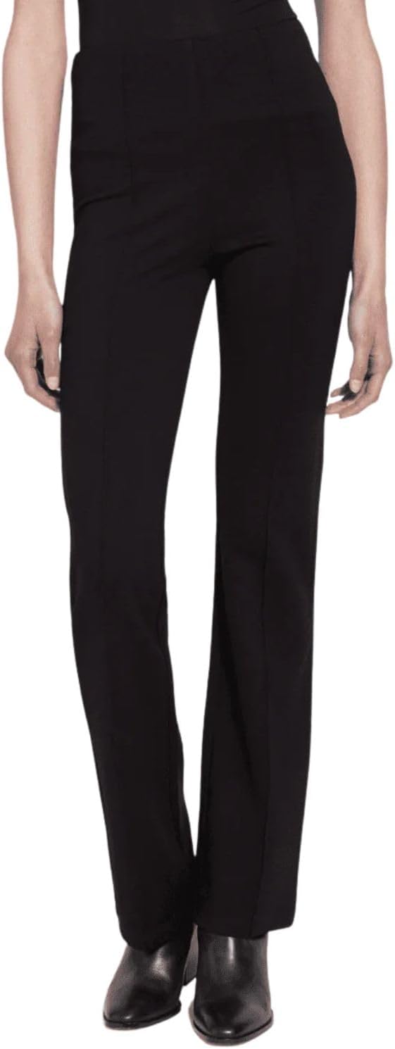 Lyssé Denim Women’s Pull-On Ponte Pants – High Waist Flare, Leggings for Women Office Tummy Control, Dressy Office Trousers