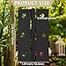 Murtenze 12 Pack 2.5 Inch Door Hinge Cabinet Hinge,Black Butt Hinges Ball Bearing Window Outdoor Hinges with Mounting Screws