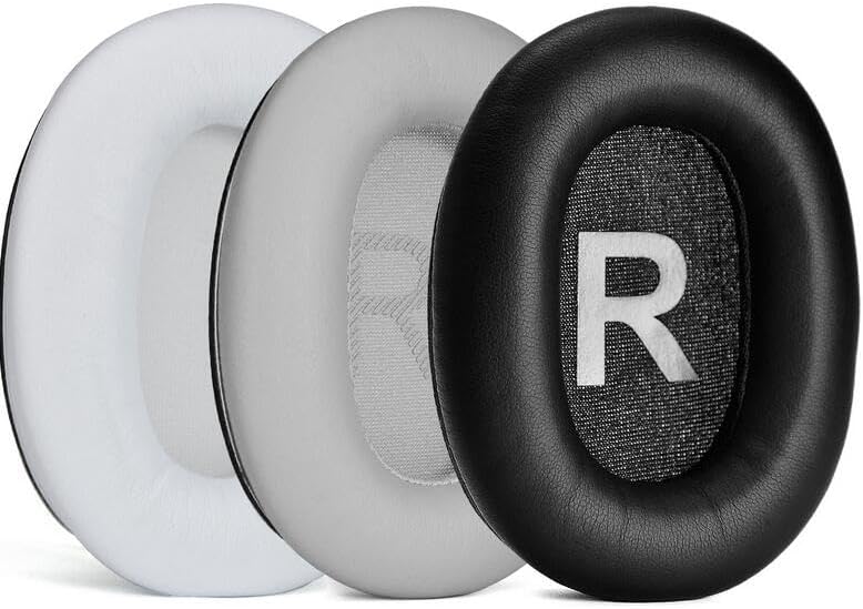 Coyktonty Replacement Earpads Headphone Pads for MPOW H12 H5 ANC Headphones Earmuff Earphone Sleeve Headphone Pads Headphone Accessories (White)