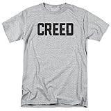Trevco Men's Creed The Movie Short Sleeve T-Shirt, Athletic Heather, Medium
