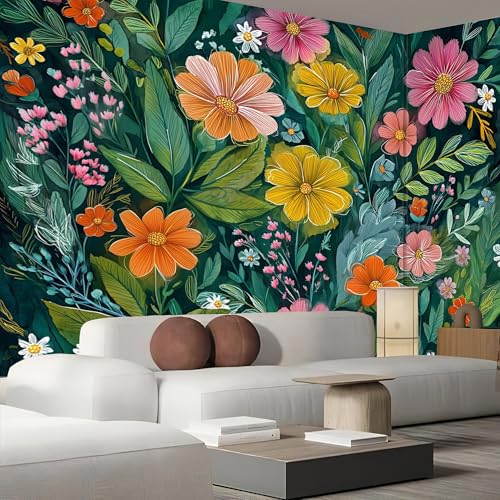Papel pintado pared panorámico para salones oscuros o pequeños 3