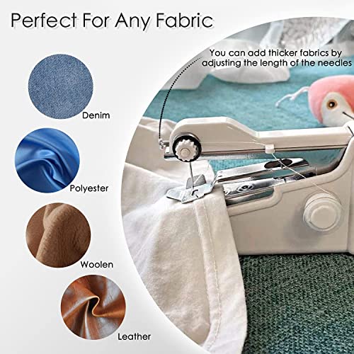 Handheld Sewing Machine, Hand Cordless Sewing Tool Mini Portable Sewing Machine, Essentials For Home Quick Repairing And Stitch Handicrafts #TOP3